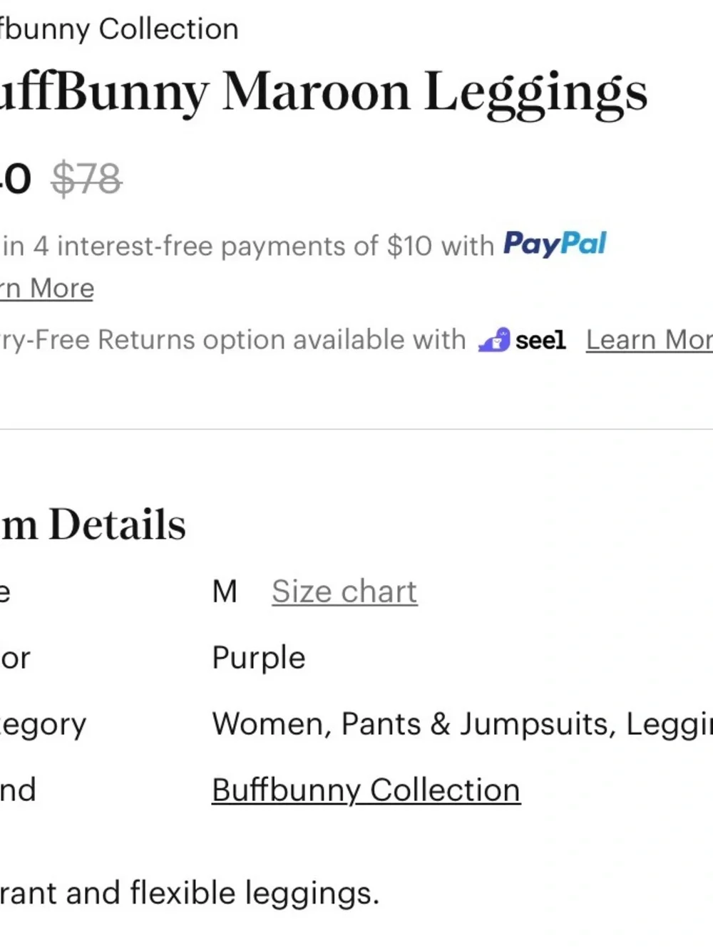 BuffBunny High-Waist Leggings - Picture 7 of 9